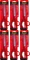6x Nożyczki biurowe Scotch, uniwersalne, 20.5cm, czerwony
