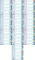 10x Przekładki kartonowe numeryczne z kolorowymi indeksami Esselte Mylar, A4, 1-10 kart, mix kolorów