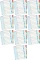 10x Przekładki kartonowe numeryczne z kolorowymi indeksami Esselte, laminowane, A4+, 1-10 kart, mix kolorów