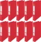 10x Segregator Esselte Vivida, A4, szerokość grzbietu 42mm, do 190 kartek, 4 ringi, czerwony