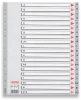 10x Przekładki plastikowe alfabetyczne (A-Z) Esselte, A4+, 20 kart, szary