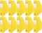 10x Organizer kartonowy na dokumenty Esselte Vivida, składany , A4, 70mm, do 700 kartek żółty
