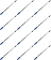 12x Wkład do pióra kulkowego Parker, M, niebieski