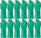12x Rękawice chemoodporne Uvex Profastrong, rozmiar 10, zielony