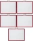 5x Ramka informacyjna Durable Sherpa, A4, 1 sztuka, czerwony
