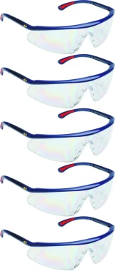 5x Okulary ochronne Cerva Barden, filtr UV, bezbarwny