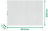 4x Koszulki groszkowe Leitz Recycle, A3, 100µm, 25 sztuk, transparentny