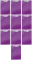 10x Podkład do pisania Leitz Wow, z okładką, A4, fioletowy