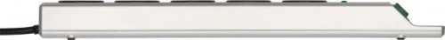 4x Listwa zasilająca przeciwprzepięciowa Brennenstuhl Super-Solid, 2.5m, 5 gniazd, srebrny