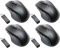 4x Mysz bezprzewodowa Kensington Pro Fit, pełnowymiarowa, optyczna, czarny