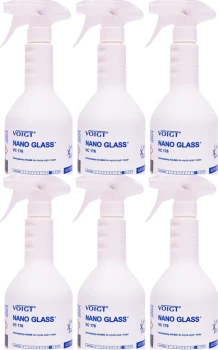 6x Płyn do mycia szyb Voigt Nano Glass VC176, 600ml