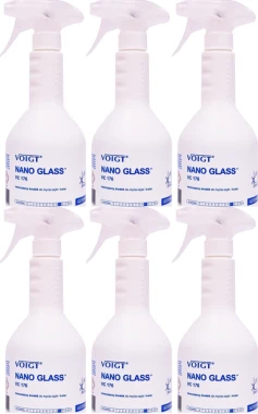 6x Płyn do mycia szyb Voigt Nano Glass VC176, 600ml