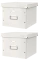2x Pojemnik na 15 teczek zawieszanych Leitz Click&Store, A4, 370x356x282mm biały