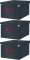 3x Pudełko do przechowywania Leitz Click&Store Cosy, średnie, 281x200x370mm, szary