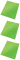 3x Teczka kartonowa z narożną gumką Leitz Wow, A4, 300g/m2,15mm, zielony