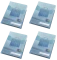 4x Folder groszkowy Leitz CombiFile, poszerzany, z klapką, A4, do 150 kartek, 200µm, 3 sztuki, niebieski