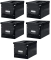 5x Pudło uniwersalne Leitz Click&Store, rozmiar L (320x310x360mm), czarny