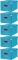 5x Pudełko do przechowywania Leitz Click&Store Cosy, średnie, 281x200x370mm, niebieski