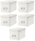 5x Pudło uniwersalne Leitz Click&Store, rozmiar L (320x310x360mm), biały