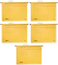 5x Teczka zawieszkowa kartonowa Leitz Alpha, A4, 348x260mm, 230g/m2,  żółty
