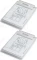 2x Kieszeń samoprzylepna Durable Pocketfix, 100x28mm, 10 sztuk, przezroczysty