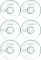 6x Płyta CD-R Omega, do nadruku, do jednokrotnego zapisu, 700 MB, folia, 100 sztuk