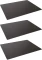 3x Podkład ochronny na biurko Durable, ozdobne krawędzie, 650x500mm, czarny