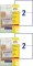 2x Etykiety wysyłkowe wodoodporne Avery Zweckform, 199,6x143,5mm, 25 arkuszy, biały