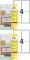 2x Etykiety wysyłkowe wodoodporne Avery Zweckform, 99,1x139mm, 25 arkuszy, biały