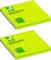 2x Karteczki samoprzylepne Q-connect Brilliant, 76x76mm, 80 karteczek, zielony neonowy
