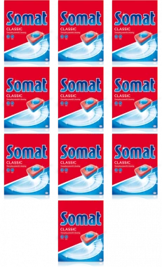10x Tabletki do zmywarek Somat Classic,  50 sztuk