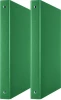 2x Segregator Donau, A4, szerokość grzbietu 35mm, 4 ringi, zielony