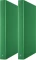 2x Segregator Donau, A4, szerokość grzbietu 35mm, 4 ringi, zielony