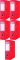 5x Segregator Donau Master, A4, szerokość grzbietu 75mm, do 500 kartek, czerwony