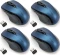4x Mysz bezprzewodowa Kensington Pro Fit, średniowymiarowa, optyczna, niebieski