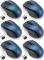 6x Mysz bezprzewodowa Kensington Pro Fit, średniowymiarowa, optyczna, niebieski