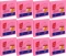 12x Karteczki samoprzylepne MemoBe, 75x75mm, 100 karteczek, neonowy różowy