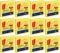 12x Karteczki samoprzylepne MemoBe, 75x75mm, 100 karteczek, neonowy żółty