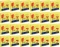 24x Karteczki samoprzylepne MemoBe, 75x75mm, 100 karteczek, neonowy żółty