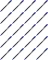 20x Długopis automatyczny MemoBe Four Lines, 0.7mm, niebieski