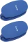 2x Dziurkacz biurowy MemoBe Soft-Touch, do 10 kartek, niebieski pastelowy