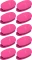 10x Dziurkacz biurowy MemoBe Neon Soft-Touch, do 10 kartek, neonowy różowy