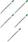 5x Długopis biurowy MemoBe, 0.7mm, zielony