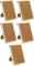 5x Tablica korkowa MemoBe, w ramie drewnianej, nabiurkowa, stojąca, 30x21cm, brązowy
