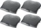 4x Podnóżek Kensington SoleSaver, 450x350x100-145mm, czarny