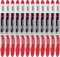 12x Cienkopis kulkowy Grand, GR-203, 0.5mm, czerwony
