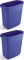 2x Kosz do segregacji odpadów Durable Durabin, 60l, niebieski