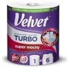 192x Ręcznik papierowy Velvet Turbo, 3-warstwowy, 78.21m, w roli, 1 rolka, biały
