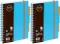 2x Kołonotatnik Grand NOTOBook, A5, w kratkę, 100 kartek, niebieski
