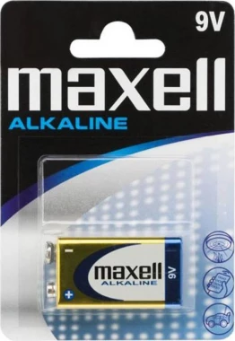 2x Bateria alkaliczna Maxell, 9V, 6LR61, 1 sztuka